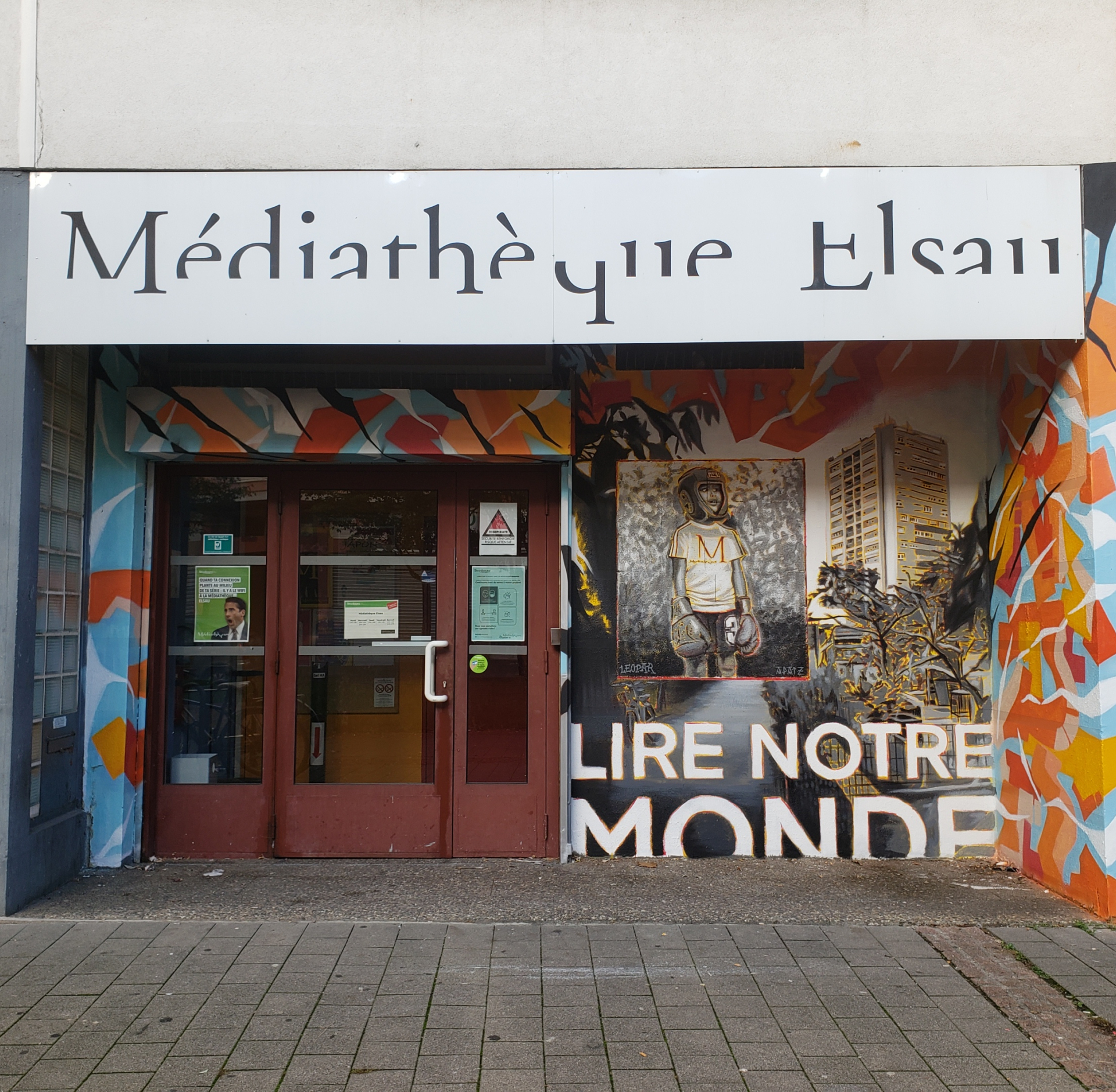 la médiathèque de l'elsau