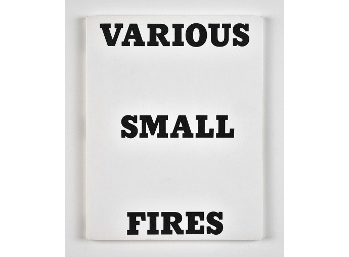 Ed Ruscha, Various small Fires, Los Angeles, 1970.